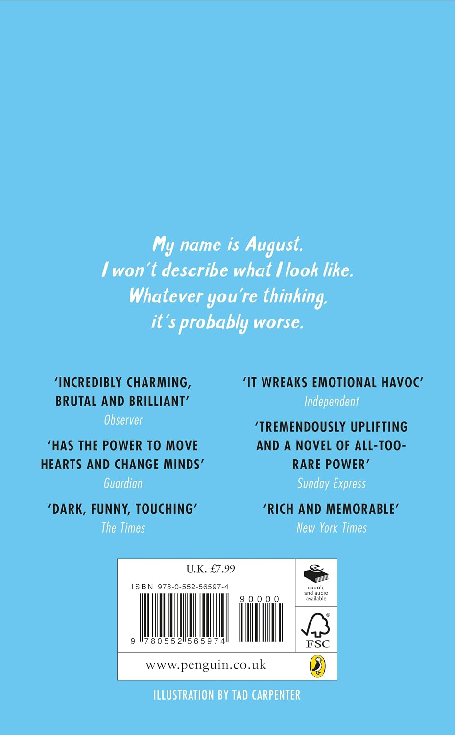 Wonder by R.J. Palacio #1 New York times bestseller